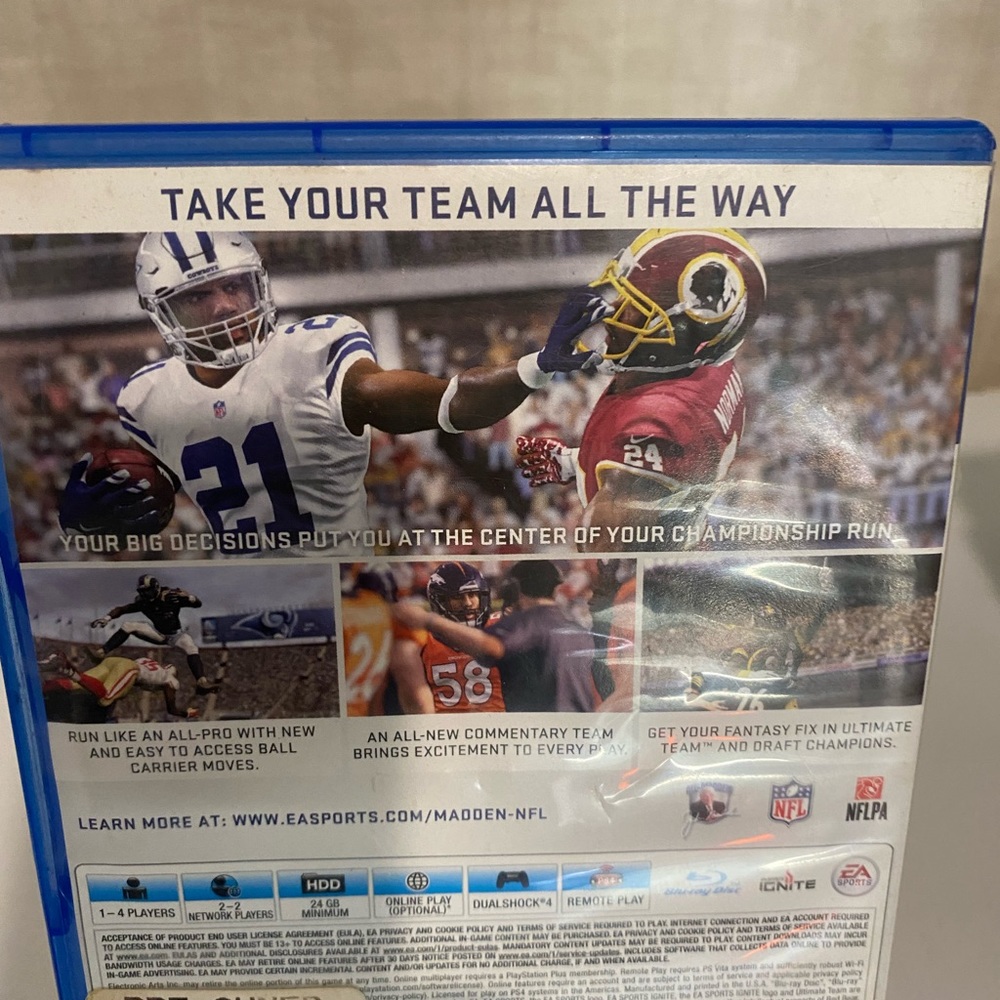 Madden NFL for PS4